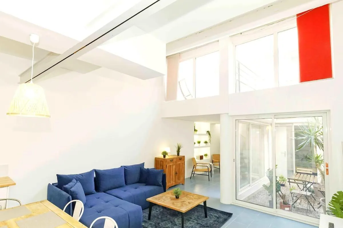 Loft Center & Terrace & Air Conditioning 마르세유